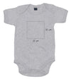 Baby Kurzarmbody bestickt mit Monogramm