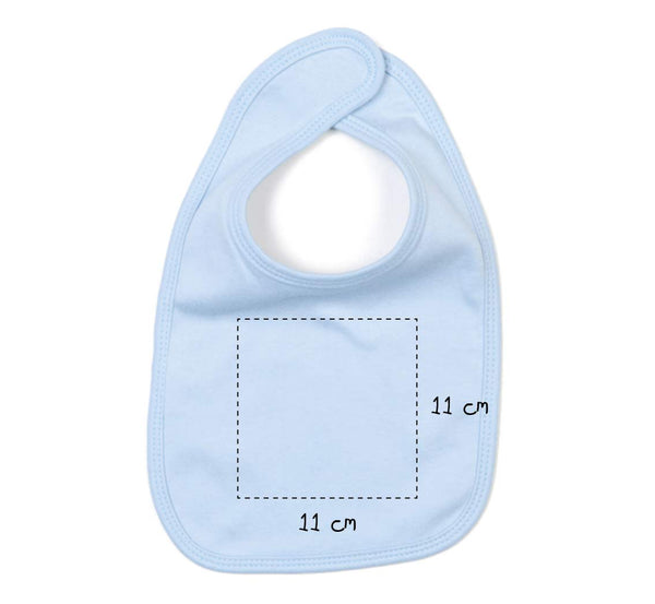 Baby Bio Lätzchen bestickt mit Monogramm