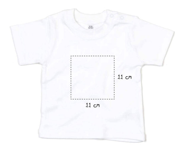 Baby T-Shirt bestickt mit Wunschtext