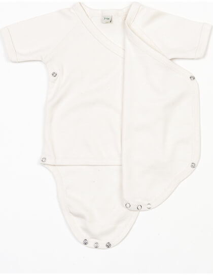 Baby Wickelbody Kimono bestickt mit Fee und Wunschtext