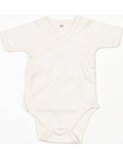 Baby Wickelbody Kimono bestickt mit Fee und Wunschtext